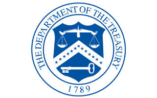The Deaprtment of the Treasuery 1789 logo