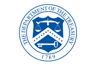 The Deaprtment of the Treasuery 1789 logo